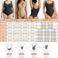 Guudia Ruched Breast Shapewear Bodysuit Wide Shoulder Strap Tummy Control Bodysuits V Neck Shaper Bodysuit Tank Top Bodysuit