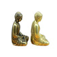 Mini Brass Buddha Statue Pocket Zen Buddha Copper India Thailand Figure Sculpture Home Office Desk Car Decorative Ornament