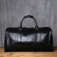 NZPJ Genuine Leather Men Travel Bag Natural Cowhide Handbag Casual Crossbody Bag Large Capacity Luggage Bag For 16 Inch Laptop
