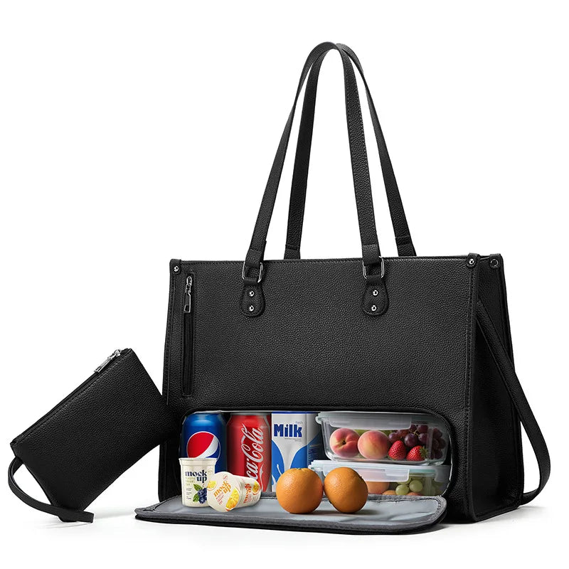 Women’s Tote Bag 2025 New, Large Capacity Handbag, Multi-Functional Laptop Work Shoulder Bag and Briefcase