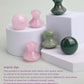 1 Natural Jade Mushroom Shape Gua Sha Board Face Back Body Massager Facial Beauty Care Skin Tool Women Relaxing Face Roller