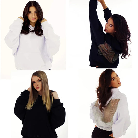 Casual Knitted Women's Sweater Hooded Solid Loose Big Pocket Thicken Lady Sweaters 2026 Spring Fashion Female Street Outwear