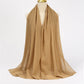 Muslim Chiffon Hijabs For Woman Long Solid Color Head Wrap For Women Shawls Scarves Ladies Muslim Veil Hijab