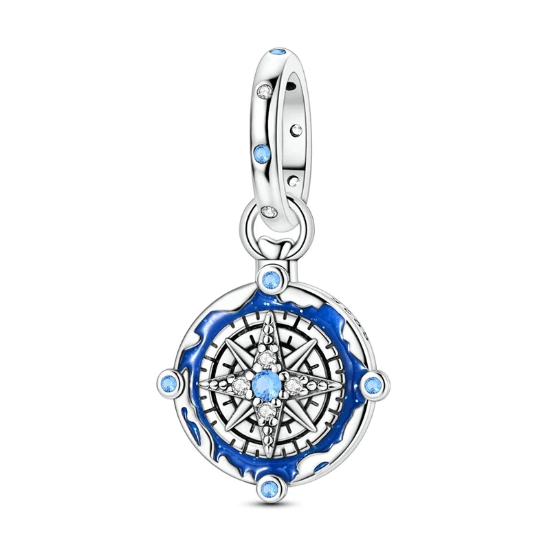 Hot Sales 925 Sterling Silver Charms Beads Devil's Eye Fatima's Hand Cross Beads Fit Original Bracelet Women DIY Jewelry Gifts