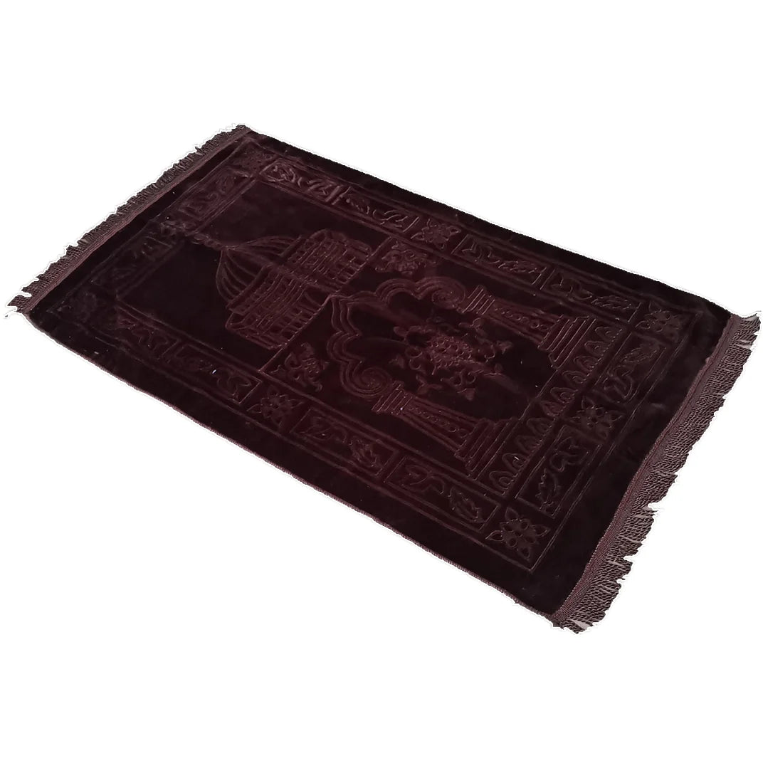 Prayer Rug Soft Sejadah Murah Velvet Sajadah Turkey Kiswah Pintu Kaabah Dari Mesir Hantaran Raudah