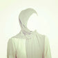 Convenient Instant Hijab Pullover Beaded Scarf Malay Shawl Women's Solid Color Headscarf (One Cap Gift)