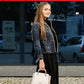 FOXER Split Leather Women Shoulder Bag Elegant Handbag 2025 Autumn Winter Female Large Tote Bag Luxury Design Crossbody Purse