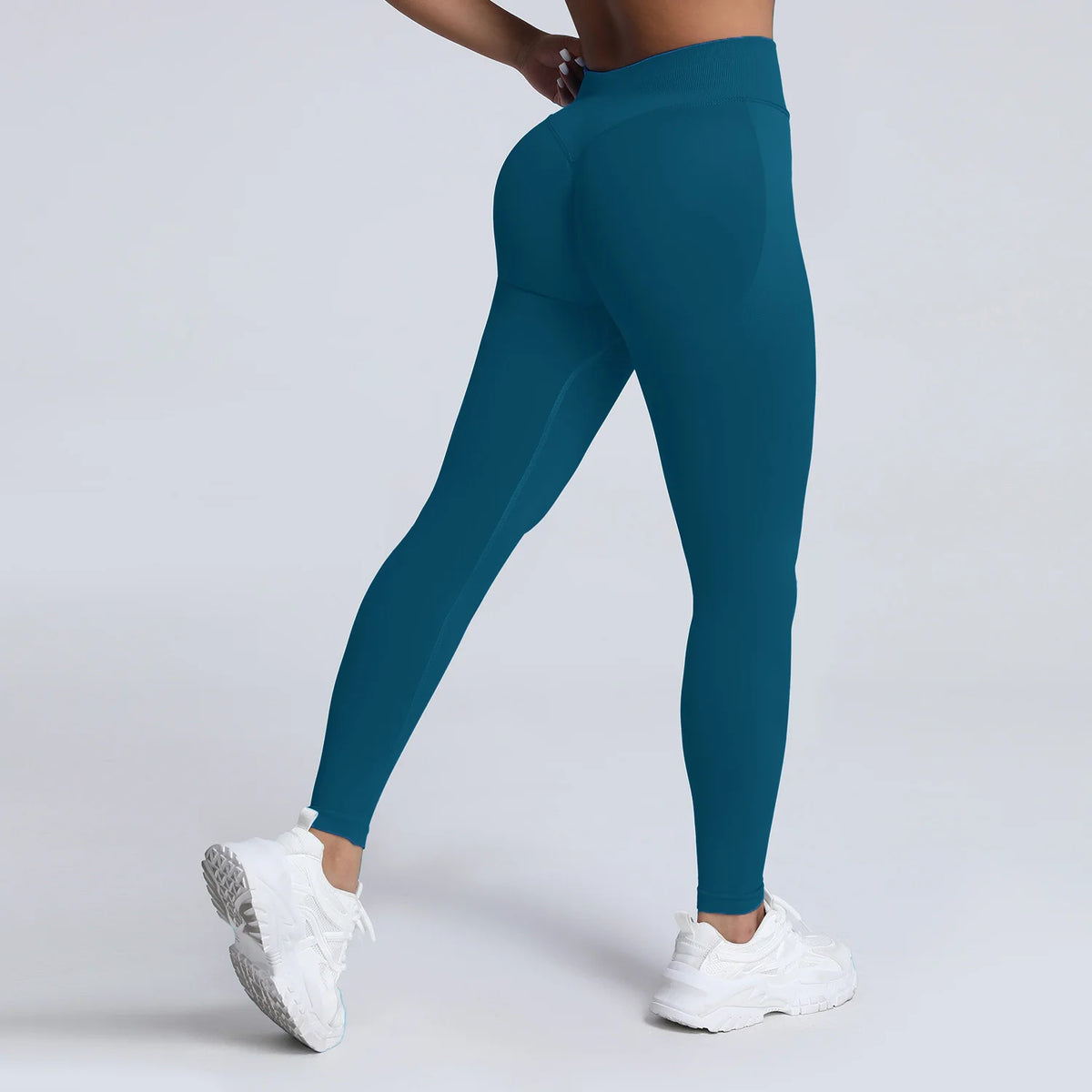 VEQKING Scrunch Butt Women Yoga Pants Seamless Sports Leggings Low Waist Gym Fitness Tights Quick Drying Fall Warm Workout Pants