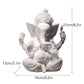 Resin Indian Ganesha Shiva God Statue Sai Baba of Shirdi Sculpture Lord Hanuman Hindu Buddha Religious Fengshui Home Decor