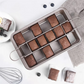 1pc Brownie Cake Pan With Dividers Stainless Steel Loaf Pan Non-Stick Square Lattice Muffin Baking Pan Blondie Bakeware