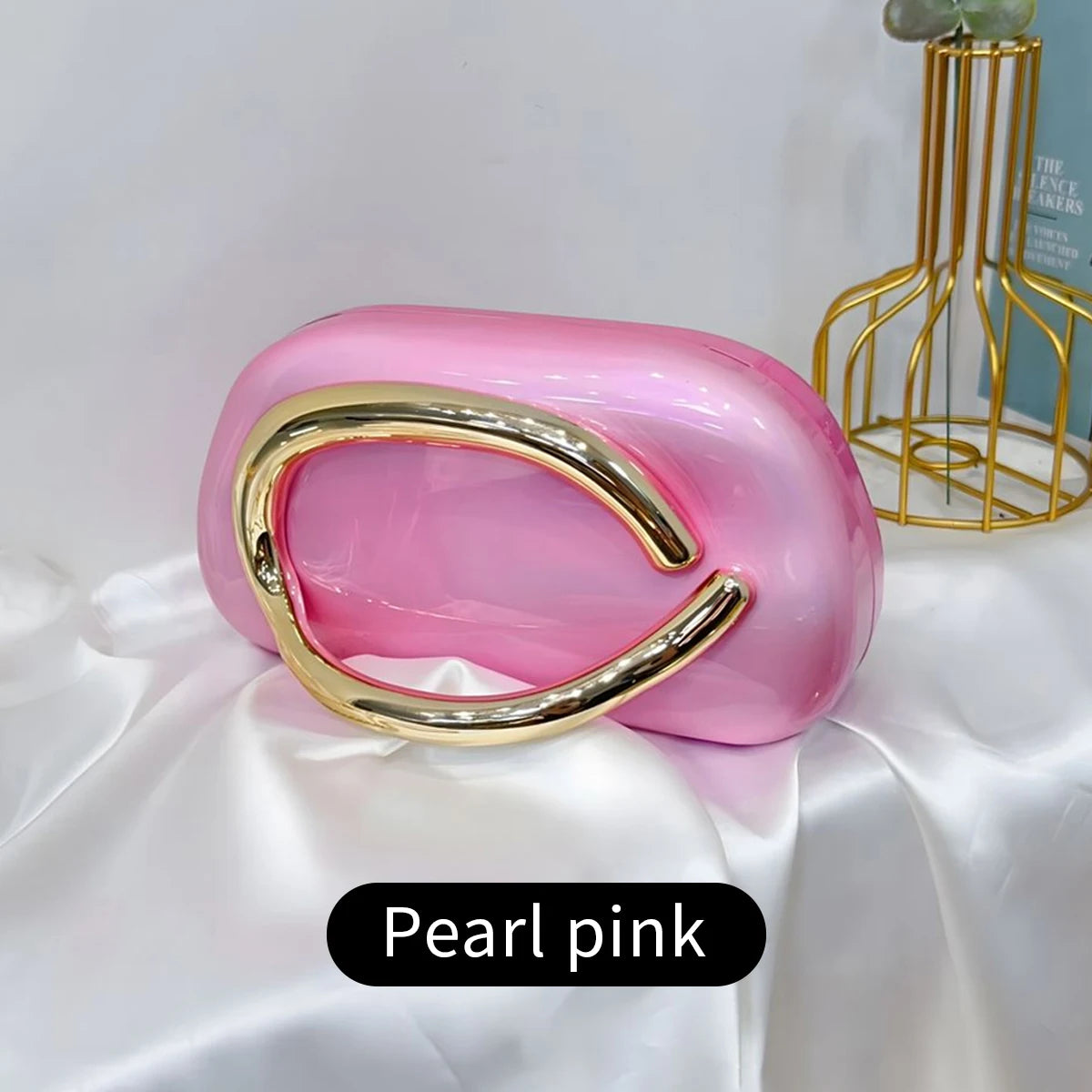 Fashion Elegant Acrylic Box Shaped Crossbody Bags Women Evening Bags Party Cute Handbag Wedding Mini Wallet Banquet Clutch Bag