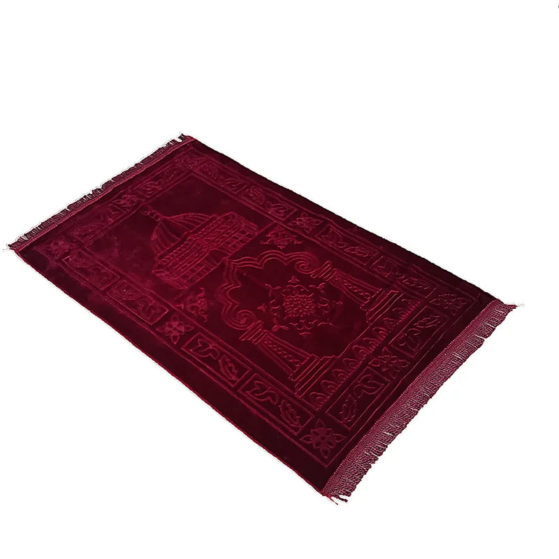 Prayer Rug Soft Sejadah Murah Velvet Sajadah Turkey Kiswah Pintu Kaabah Dari Mesir Hantaran Raudah