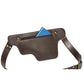 Medieval Punk Waist Bag PU Leather Retro Emboss Adjustable Outdoor Motorcycle Crossbody Pouch Casual Sports Portable Hip Bags