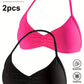 Women's High-Support Lace-Up Sports Bra - Thin-Strap Camisole, Seamless, Tight-Fit for Push-Up Training & Yoga, Gym Top