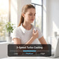 New Arrival Bladeless Hanging Neck Fan 3 Adjustable Speed USB Recharge Mini Portable Air Cooler Long Battery Life Outdoor Gym Su