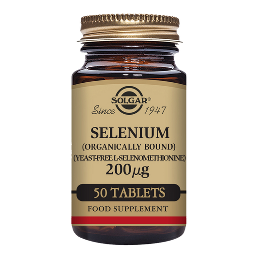 Solgar Selenium (Yeast-Free) 200 Mcg 50 Tablets