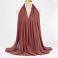 Muslim Chiffon Hijabs For Woman Long Solid Color Head Wrap For Women Shawls Scarves Ladies Muslim Veil Hijab