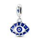 Hot Sales 925 Sterling Silver Charms Beads Devil's Eye Fatima's Hand Cross Beads Fit Original Bracelet Women DIY Jewelry Gifts