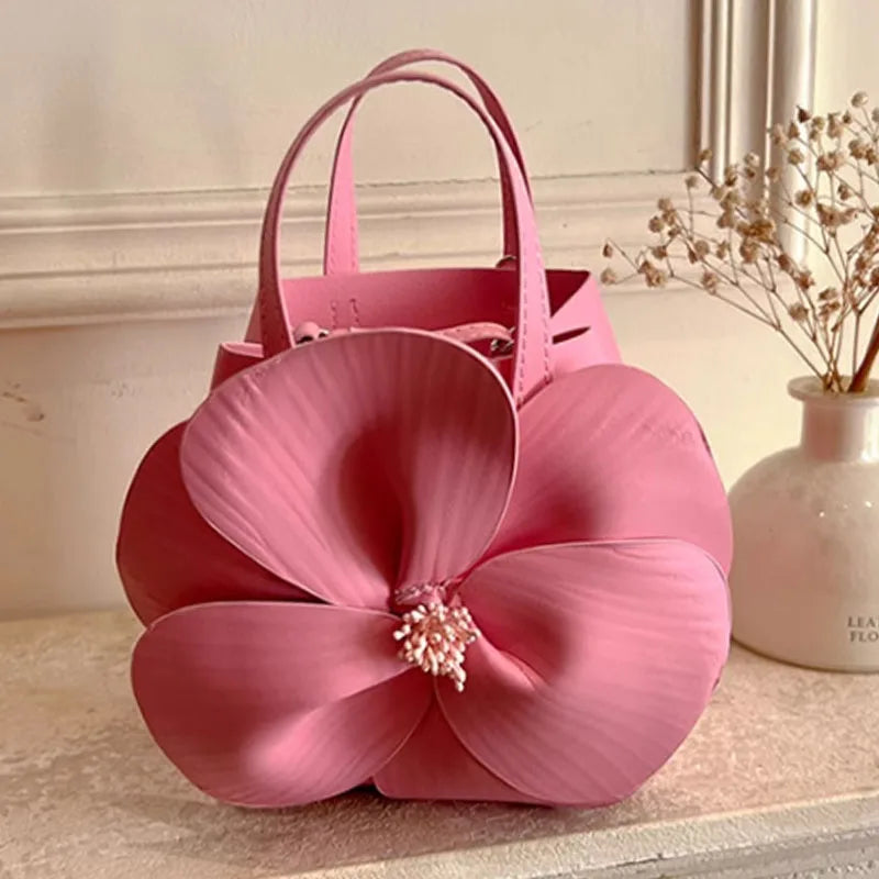 Fashion Flower Petals Evening Bag Purse Clutch Bag Crossbody Prom Women Luxury Wedding Party Crossbody Day Bag