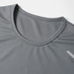 1/4 Pcs Men's Summer Fashion Printing Quick-drying Short-sleeved Youth Leisure Sports Fitness Breathable Top Middle-aged Loose T