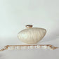 Shell Brand Pearl Brown Marble Acrylic Box Clutches Evening Bag Wedding Party  Female Mini Purse Evening Female Bridal Handbag