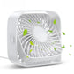 Mini Portable Fan USB Desk Fan Table Strong Airflow &Quiet Operation 3 Speed Wind 360° Rotatable Standing Fans For Room