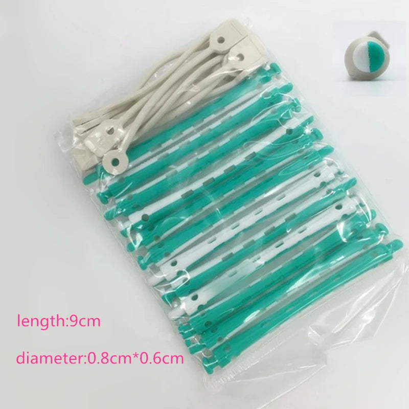 12pcs Heatless Hair Curler No Heat Hair Rollers Soft Curling Rod Pull Core Lazy Curls Flexi Rods Wave Formers Hair Styling Tools