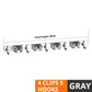 Stainless Steel Mop Broom Holder Wall Mounted No-Drilling Self Adhesive Heavy Duty Utility Storage Rack Garage Garden Organizer