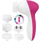 Electric 5-in-1 Facial Cleansing Brush, Multi-functional Rotating Massage Pore Cleansing Beauty Device Pore Cleaner