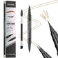 Waterproof Eyebrow Pen, Microblading Eyebrow Pencil With 4 Split Head, Natural Looking Brows Makeup ( 5 Colors)