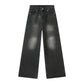IEFB Summer Men's Denim Pants Old Blue Washed Male Jeans Straight Casual Menwear Loose Wide Leg Trousers New Fashion 9C354
