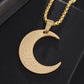 Ayatul Kursi Sutra Stainless Steel Necklace Islamic Muslim Calligraphy Arabian God Messenger Jewelry Ramadhan Festival Gift
