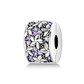 Silver Clasp 925 Sterling Silver CZ Pave Clip Charms Daisy Beads Stopper Safety Chain Fit Original Bangle Bracelet Jewelry Clips