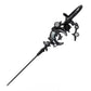 1PCS Retro Dark Gothic Punk Rose Cross Thorn Earring Unisex Piercing Ear Needle Earstuds Eardrop Jewelry