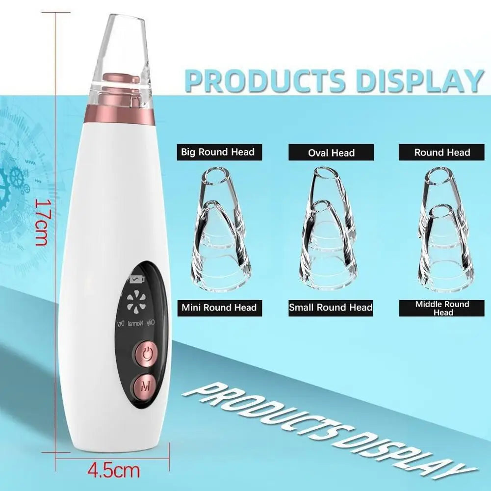 Electric Blackhead Remover Gently Cleanse Pores Reduce Blackhead Facial Deep Cleansing Acne Cleaner Black Spot Removal Skin Care