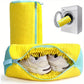 Anti-Deformation Shoe Washing Bag for Machine - Polyester Mesh Laundry Sock with Zipper for Sneakers/Boots,39x19cm,Reusable Dry