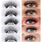 5 Styles 1 boxes Reusable Magnetic Eyelashes Tweezers Set Lash Extension Natural Curler 3-Step Press On False Eyelashes in bulk