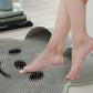 Rabbit Anti Slip Bath Mat Circular Massage Design Back Suction Cup Scrubber Foot Back Shower Anti Fall Device Bathroom Supplies
