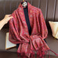 Luxury Winter Scarf Women Cashmere Warm Pashmina Brand Foulard Female Shawls Wraps Thick Soft Bufanda Poncho Scarves Stole 2025
