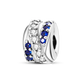 Silver Clasp 925 Sterling Silver CZ Pave Clip Charms Daisy Beads Stopper Safety Chain Fit Original Bangle Bracelet Jewelry Clips