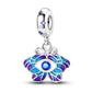 Hot Sales 925 Sterling Silver Charms Beads Devil's Eye Fatima's Hand Cross Beads Fit Original Bracelet Women DIY Jewelry Gifts