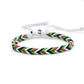 Geometric Polka Dot Palestine Bracelet for Men Women Hand Multicolor Weave Arabic Style Gaza Flag Jewelry Accessories