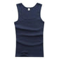Hot Sale Men's Sleeveless Breathable Fitness Vest Basic Elastic Tank Top Men's Cotton Bodybuilding T-shirt Classic Color Clothes