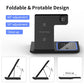 3 in 1 Wireless Charger Stand Pad Foldable Fast Charging Station Dock For iPhone 17 16 15 14 13 12 11 X 8 Apple Watch Airpods