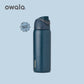 Owala Freesip insulated cup, straw, stainless steel insulated water cup, large capacity portable outdoor insulated kettle 32oz