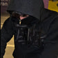 Y2k New Autumn/Winter Hot Diamond Double Hat Hoodie Dark Style Men's and Women's Same Zipper cardigan Embroidery