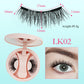 1 Pairs Magnetic Fake Eyelashes Kit Handmade Fluffy Faux Mink Lashes Curler 3D False Eyelashes Extension Makeup with Tweezers