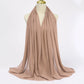 Muslim Chiffon Hijabs For Woman Long Solid Color Head Wrap For Women Shawls Scarves Ladies Muslim Veil Hijab
