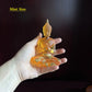 Mini Transparent Buddha Statue Zen Gesture Clear Thai Buddha Resin Figurine Sculpture Home Office Feng Shui Decoration Ornament