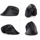 DAREU Ergonomic Vertical Wireless Mouse 2.4Ghz Optical Skin 6 Buttons Comfortable Gaming Mice with Adjustable DPI For Computer